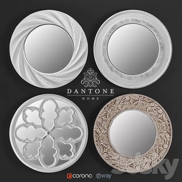 Mirror 3D Models Download – DantoneRoundMirror