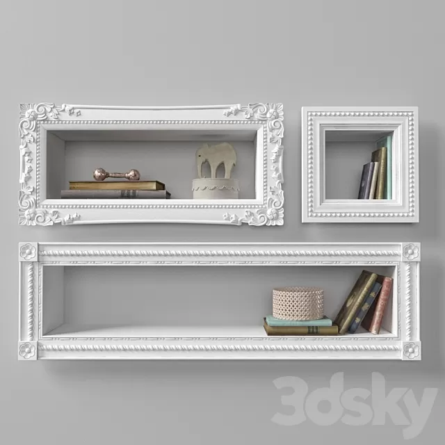 Mirror 3D Models Download – Shelves with decor from RHBaby Child Mirror 3D Models Download – Shelves with decor from RHBaby Child