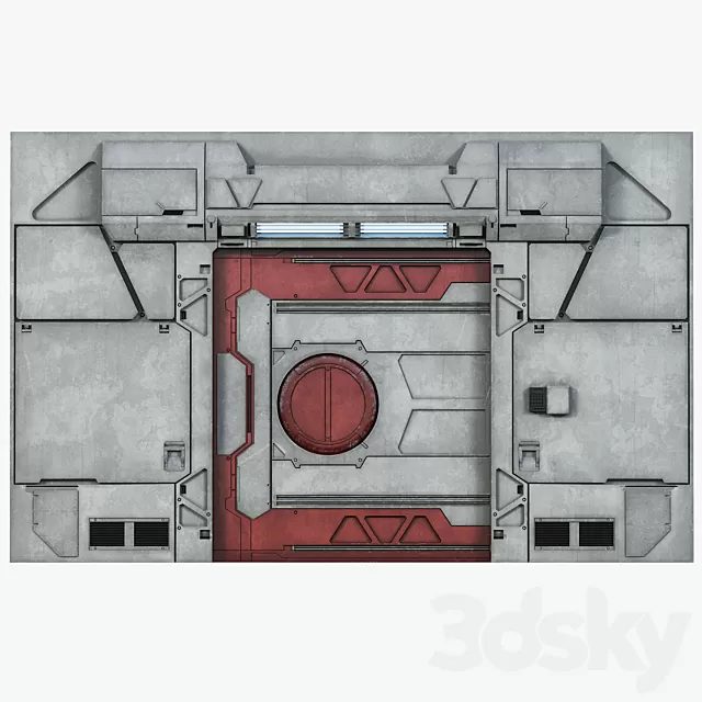 Other Decorative Objects – 3D Models – Sci-FI Element 12 (3ds max)