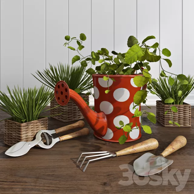 Plants – Flowers – 3D Models Download – Green set 02 Plants – Flowers – 3D Models Download – Green set 02