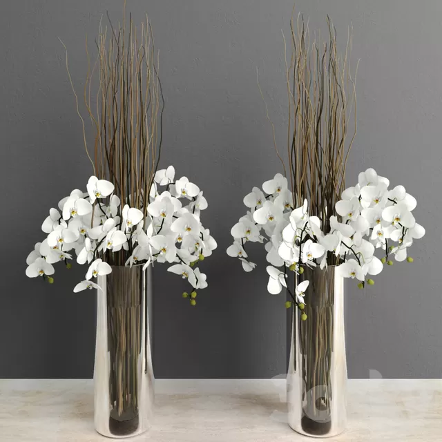 Plants – Flowers – 3D Models Download – Orchids With Willow Branches Plants – Flowers – 3D Models Download – Orchids With Willow Branches