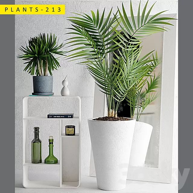 Plants – Flowers – 3D Models Download – Plants 213 with palm Plants – Flowers – 3D Models Download – Plants 213 with palm