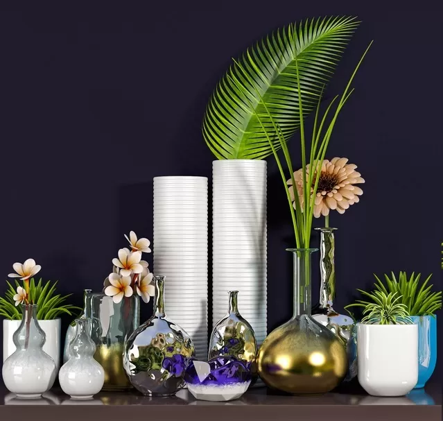 Plants – Flowers – 3D Models Download – VASES VOL 5