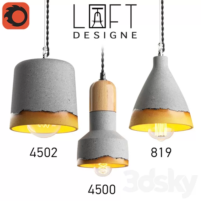 Ceiling Lights – 3D Models Download – 0857