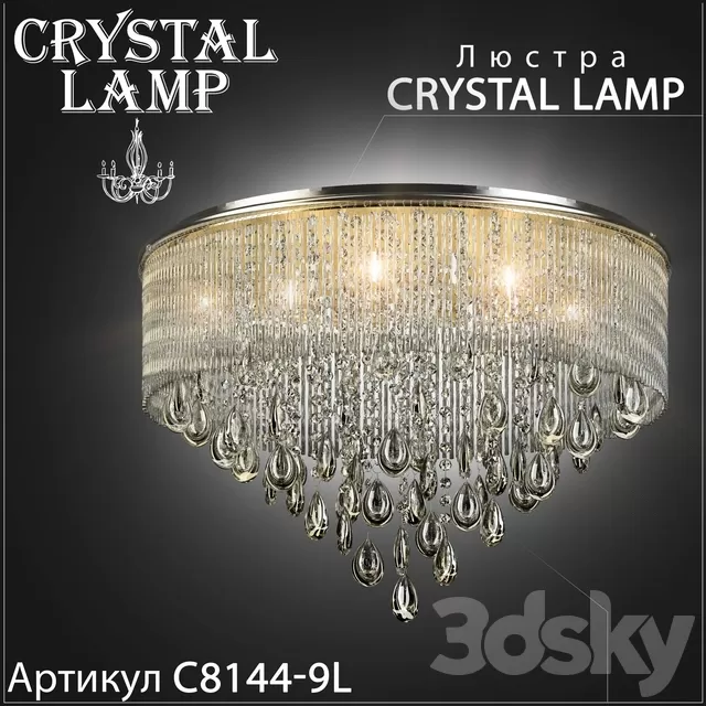 Ceiling Lights – 3D Models Download – Chandelier Crystal lamp C8144-9L Ceiling Lights – 3D Models Download – Chandelier Crystal lamp C8144-9L