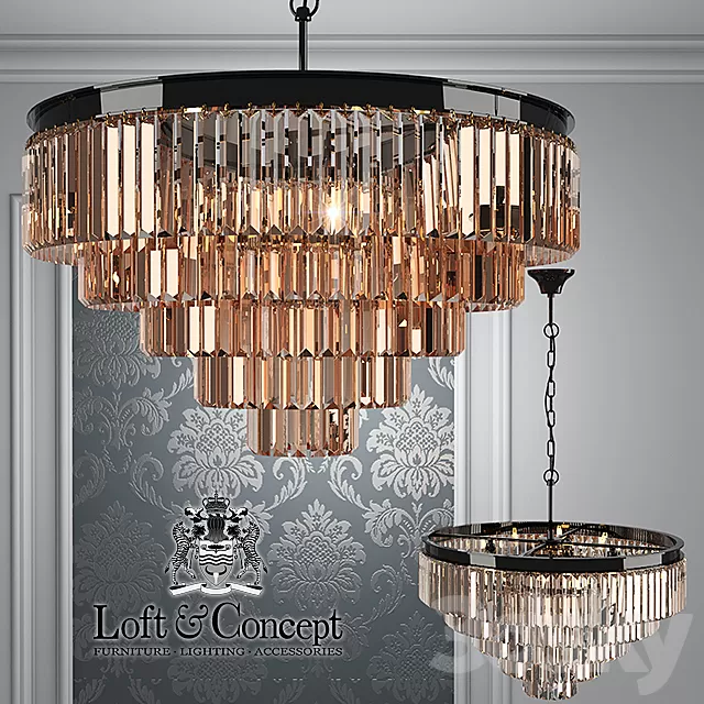Ceiling Lights – 3D Models Download – Chandelier RH 1920s Odeon Smoke Glass Fringe – 4 rings Ceiling Lights – 3D Models Download – Chandelier RH 1920s Odeon Smoke Glass Fringe – 4 rings