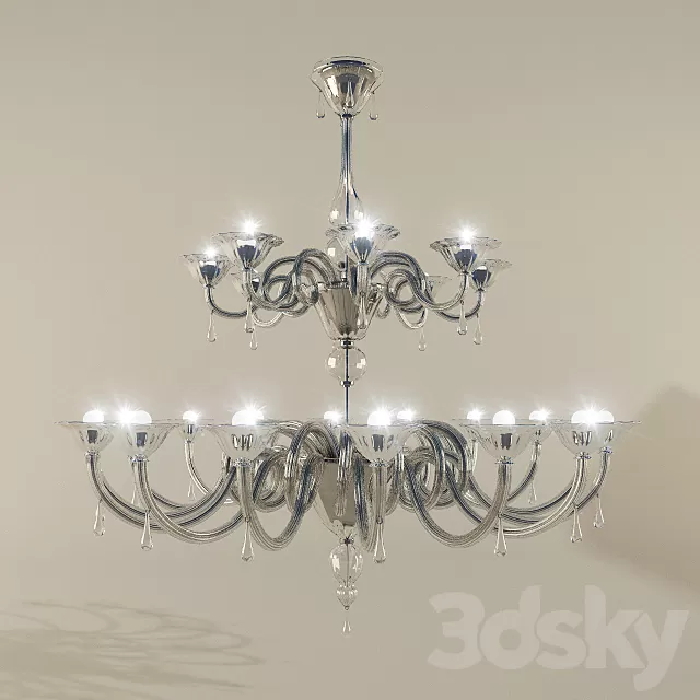 Ceiling Lights – 3D Models Download – Chandelier Sylcom 1380 16 + 8 Ceiling Lights – 3D Models Download – Chandelier Sylcom 1380 16 + 8