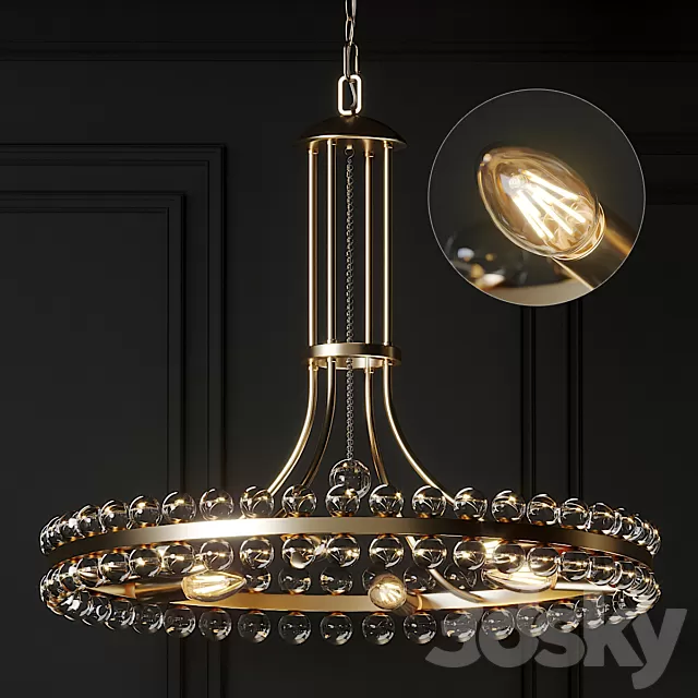 Ceiling Lights – 3D Models Download – Crystorama Clover 8 Light Chandelier