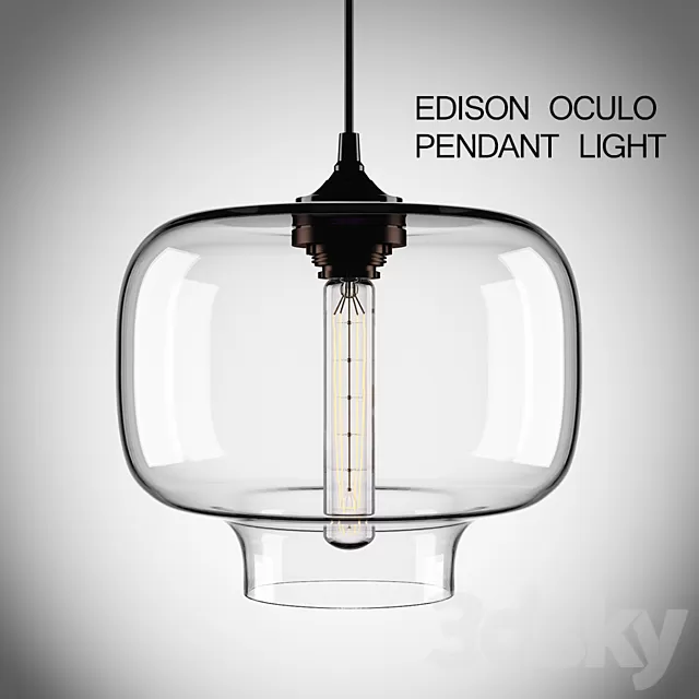 Ceiling Lights – 3D Models Download – Edison Oculo Pendant Light
