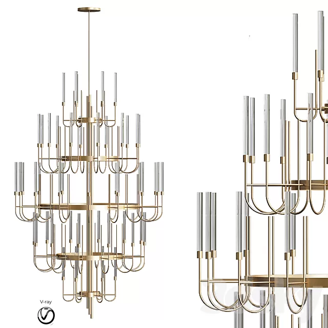 Ceiling Lights – 3D Models Download – Gala Chandelier Luxxu