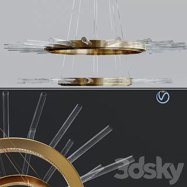 Ceiling Lights – 3D Models Download – Majestic II Suspension Luxxu