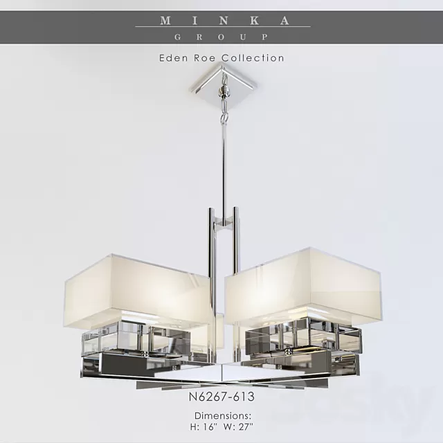 Ceiling Lights – 3D Models Download – Minka group N6267-613