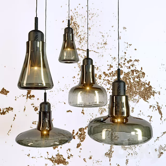 Ceiling Lights – 3D Models Download – Modern Lamp Crystal Glass Dining Room Bar Lighting