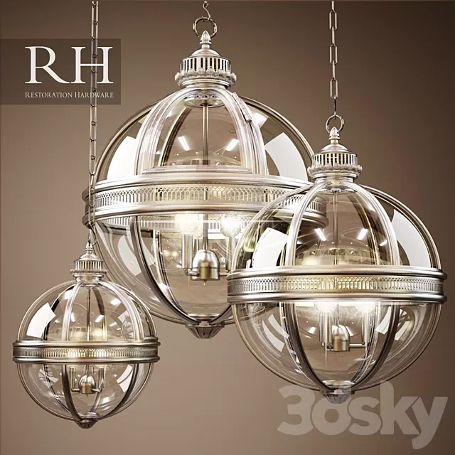 Ceiling Lights – 3D Models Download – Pendant Victorian Hotel by Restoration Hardware