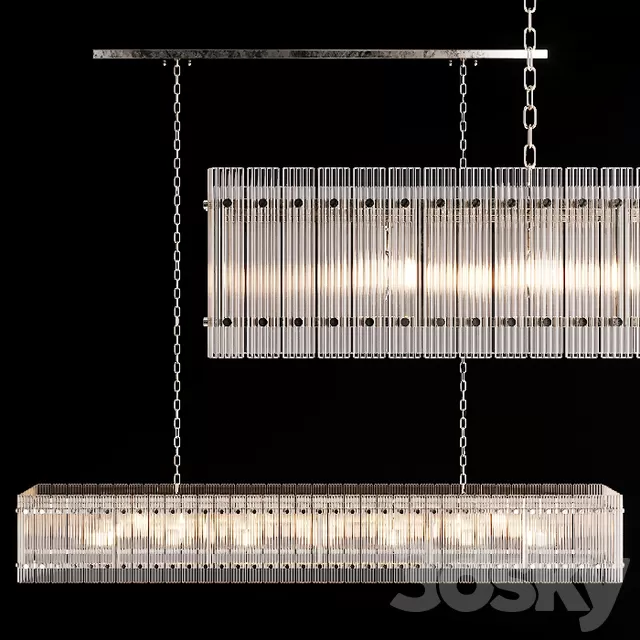 Ceiling Lights – 3D Models Download – Restoration Hardware SAN MARCO LINEAR CHANDELIER 72 Nickel