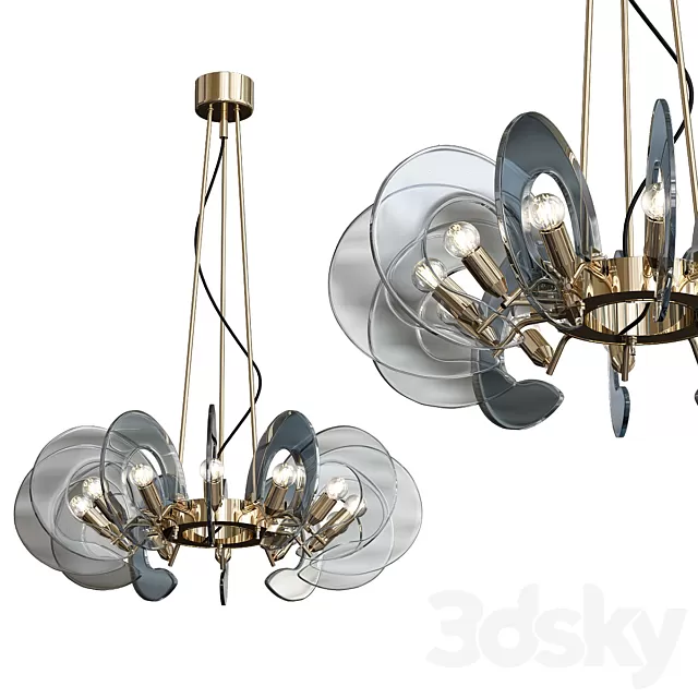 Ceiling Lights – 3D Models Download – Restored Italian Chandelier