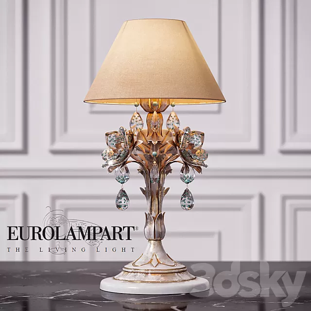 Table Lamp – 3D Models – Eurolampart Art. 2702 01BA