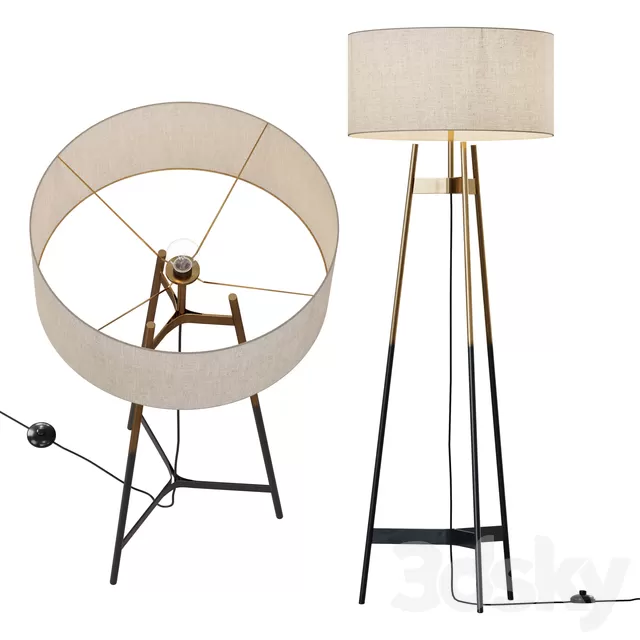 Floor Lamp – 3D Models – 0017
