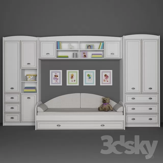 3DSKYMODEL – Shelf – Wardrobe – 23