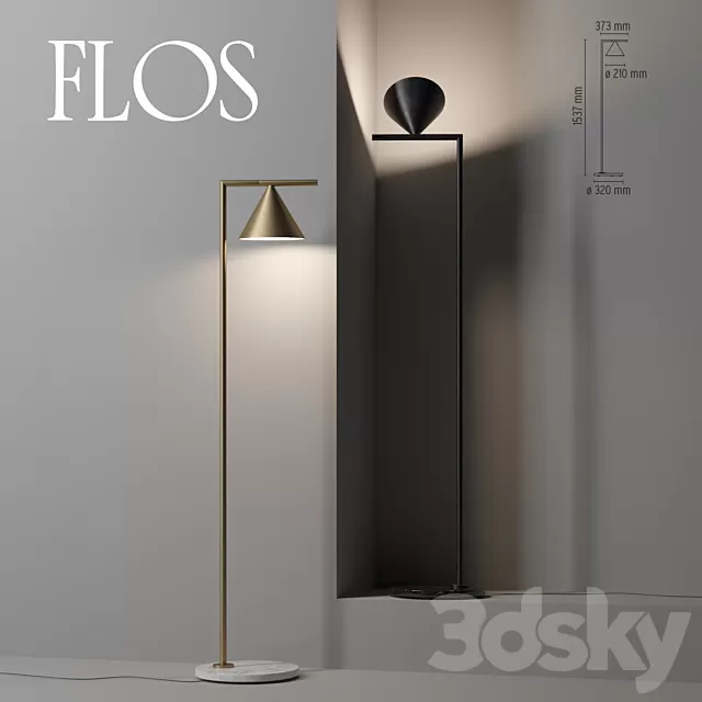 Floor Lamp – 3D Models – FLOS Captain Flint