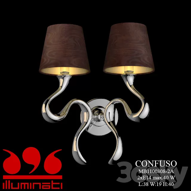 Wall Light – 3D Models – 0009 Wall Light – 3D Models – 0009