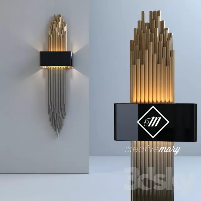 Wall Light – 3D Models – 0013 Wall Light – 3D Models – 0013