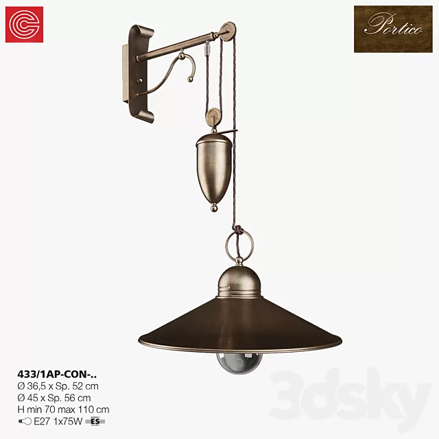 Wall Light – 3D Models – 0037 Wall Light – 3D Models – 0037