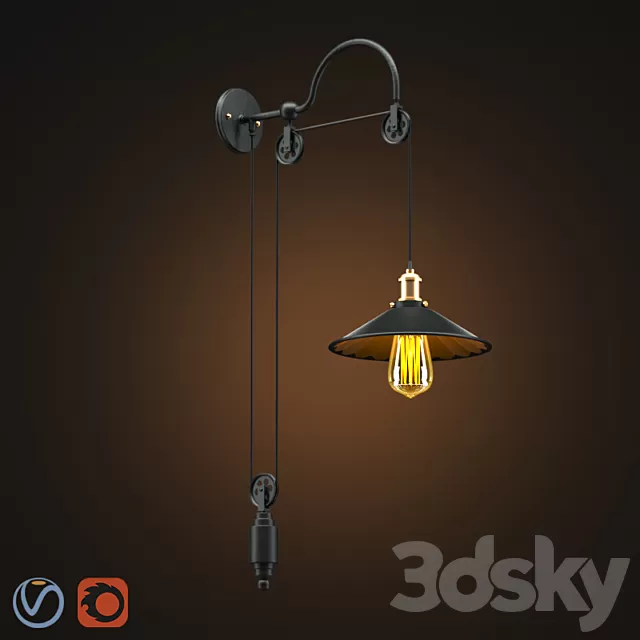 Wall Light – 3D Models – 0062