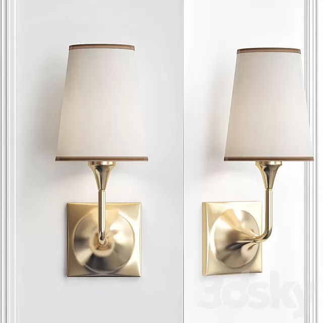 Wall Light – 3D Models – Baker Lur Wall Sconce