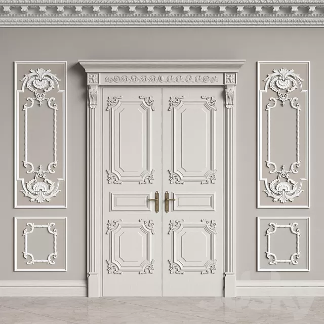 Doors – 3D Models – Classic Interior Decor 2