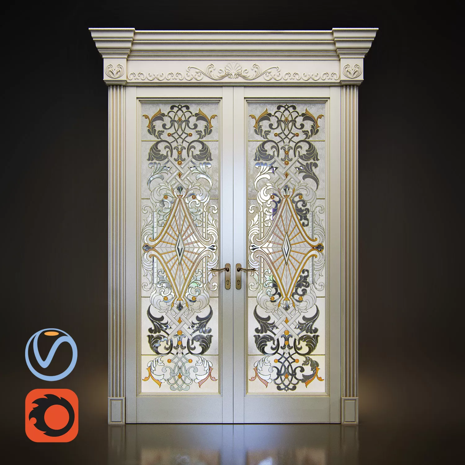 Doors – 3D Models – Classical Door 1