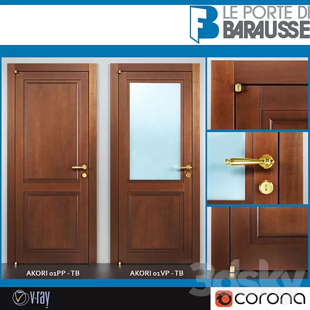 Doors – 3D Models – Door Akori Barausse