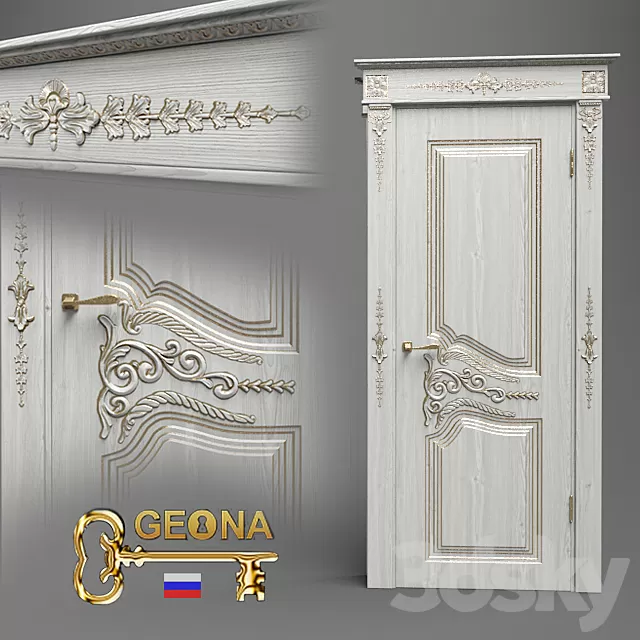 Doors – 3D Models – Interior Door Theodore Gihon
