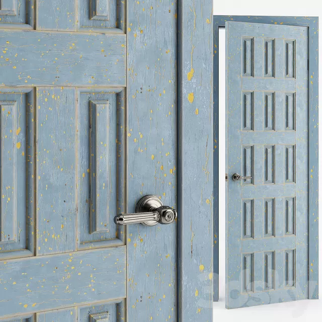 Doors – 3D Models – Restaurant Chocolate Door Set