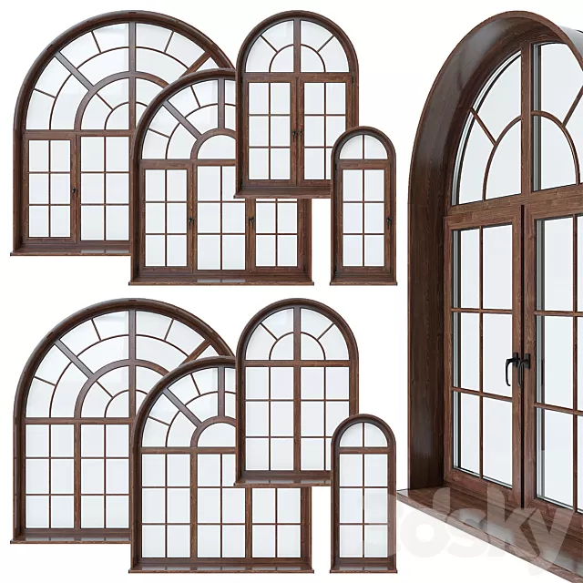 Windows – 3D Models – Arched window Windows – 3D Models – Arched window