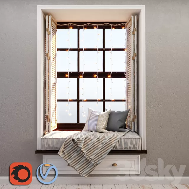 Windows – 3D Models – Window decoration 2 Windows – 3D Models – Window decoration 2