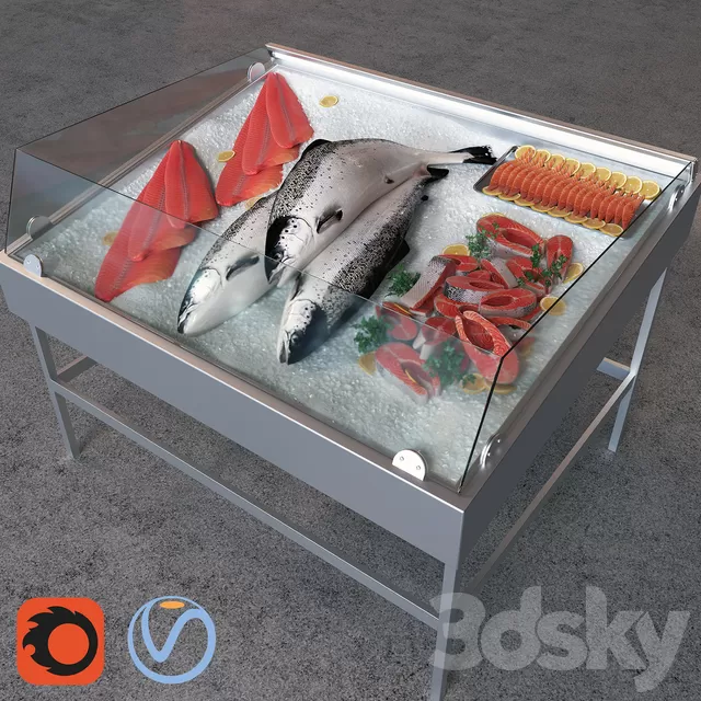 Shop – 3D Models – salmon set