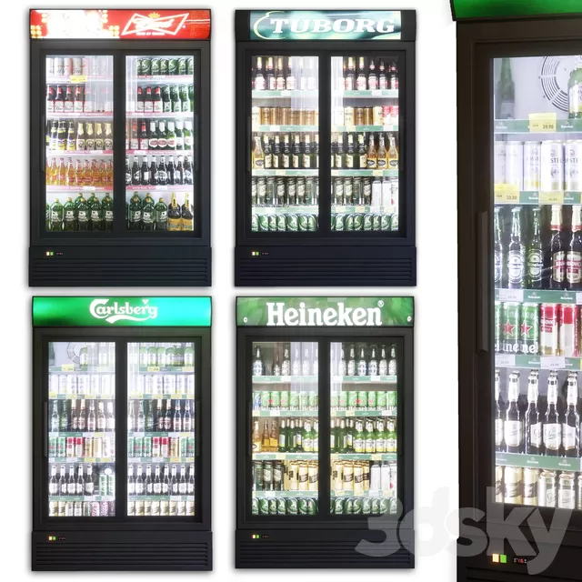 Shop – 3D Models – Showcase 003. Refrigerator 3d model