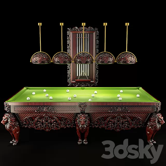 Sport – 3D Models – Classic Billiards