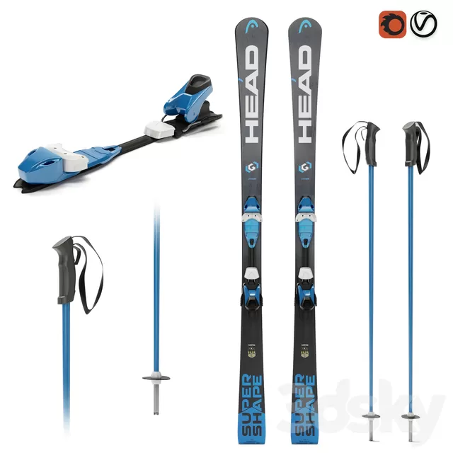 Sport – 3D Models – Ski HEAD Sport – 3D Models – Ski HEAD