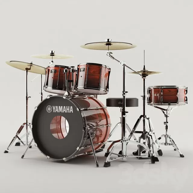 Musical Intrusments – 3D Models – Yamaha recording custom