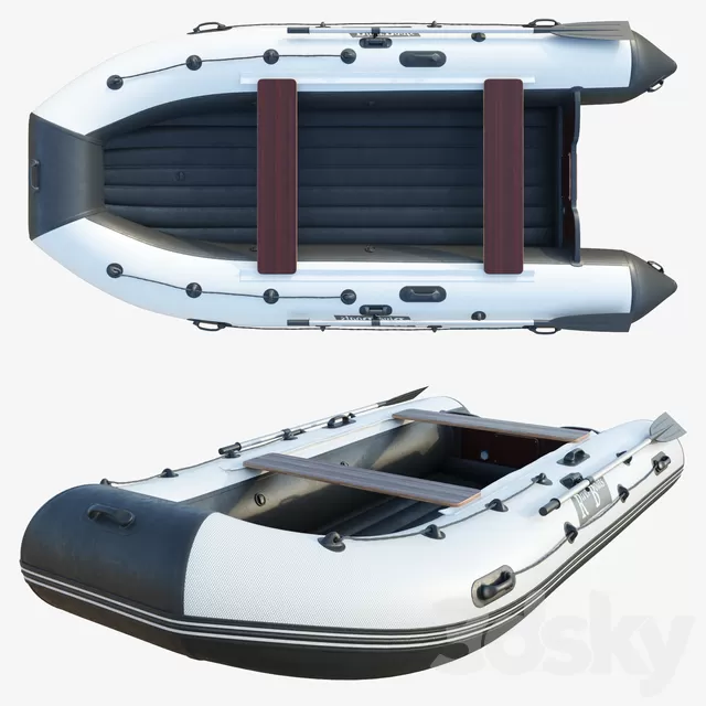 Transport – 3D Models – Boat PVC RiverBoats RB 330 (NDND) Transport – 3D Models – Boat PVC RiverBoats RB 330 (NDND)