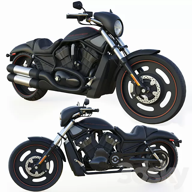 Transport – 3D Models – Harley-davidson night rod Transport – 3D Models – Harley-davidson night rod