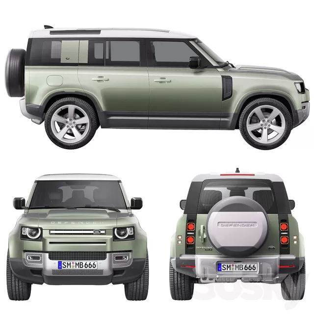 Transport – 3D Models – Land Rover Defender 2020