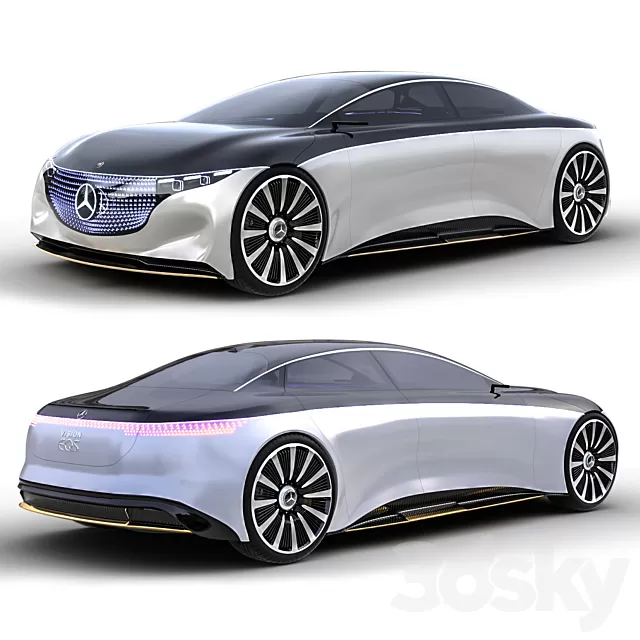 Transport – 3D Models – Mercedes Vision EQS Transport – 3D Models – Mercedes Vision EQS