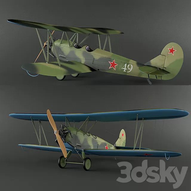 Transport – 3D Models – PO-2 Transport – 3D Models – PO-2