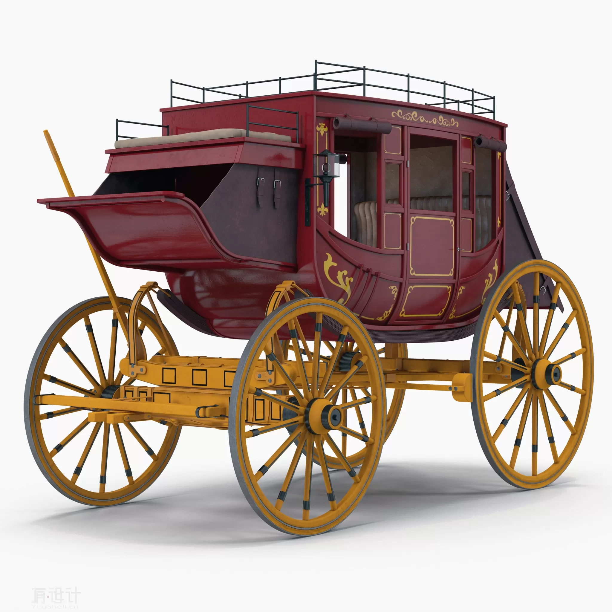 Transport – 3D Models – Stagecoach 3D Model Transport – 3D Models – Stagecoach 3D Model