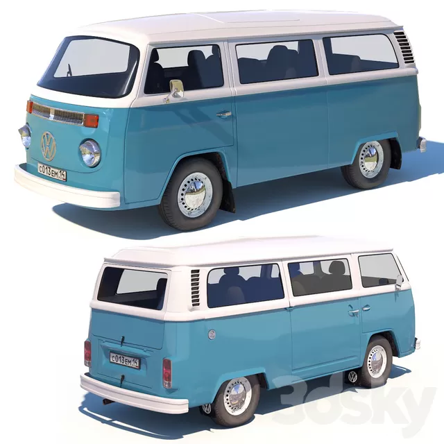 Transport – 3D Models – Volkswagen T2 Transport – 3D Models – Volkswagen T2