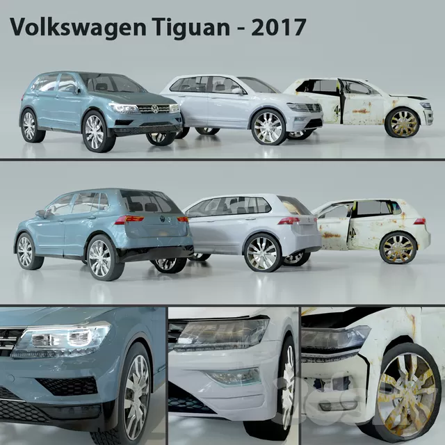 Transport – 3D Models – Volkswagen Tiguan 2017 Transport – 3D Models – Volkswagen Tiguan 2017