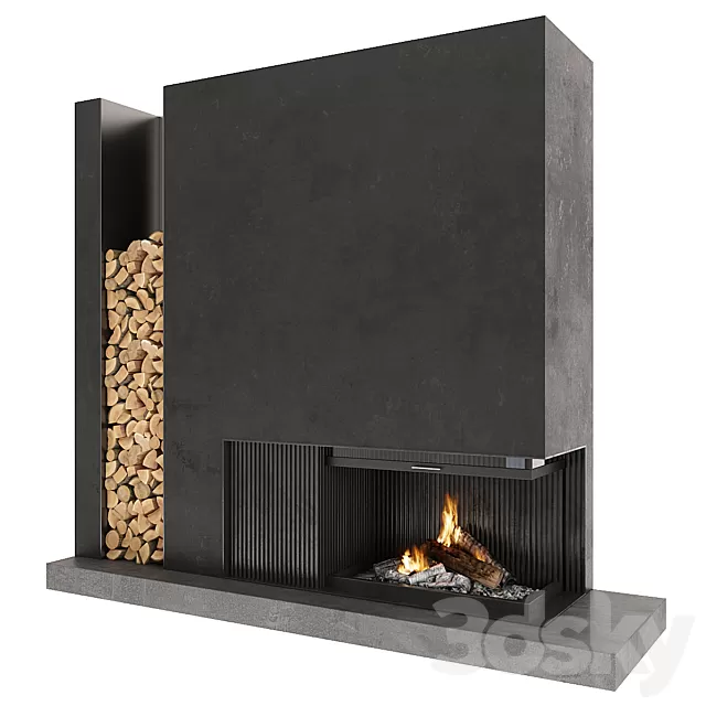 Fireplace – 3D Models – 0006